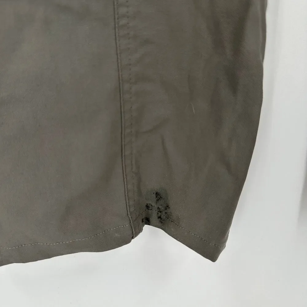 Prana Womens Size 10 Convertible Pants Flaw Hiking Outdoor Athletic Zip Off Gray